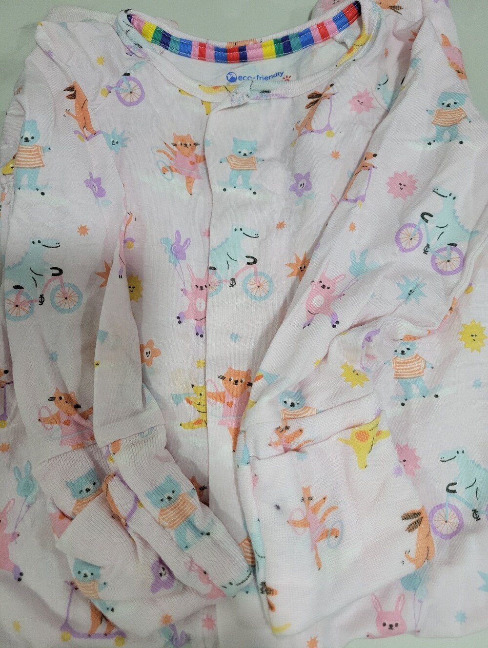 Magnetic Me Pastel Animal Print Footie